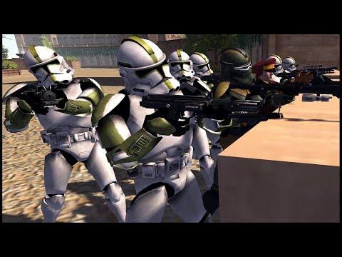"CLONES, MAN THE WALLS!!!" - Men of War: Star Wars Mod Battle Simulator