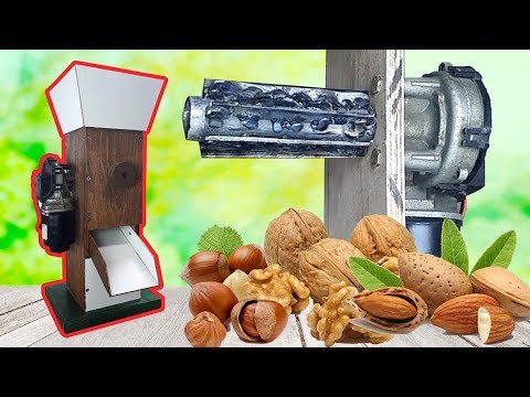 DIY Motor Powered Nut/Walnut Cracker - Motorlu fındık ve ceviz kırma makinesi