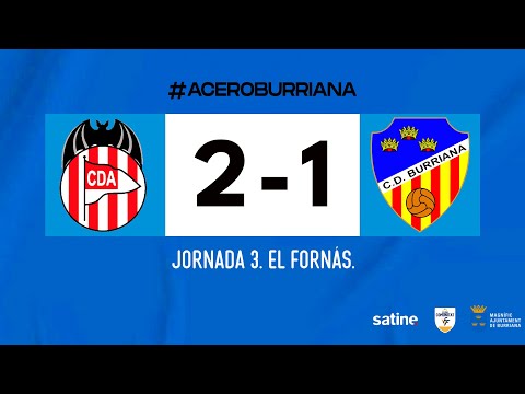 CD Acero 2-1 CD Burriana | Resumen J3 | Lliga Comunitat Nord