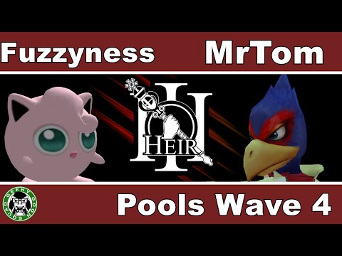 Heir 3 - Revo | Fuzzyness (Jigglypuff, Cpt.Falcon) Vs. MrTom (Falco) - Pools Wave D - Melee Singles