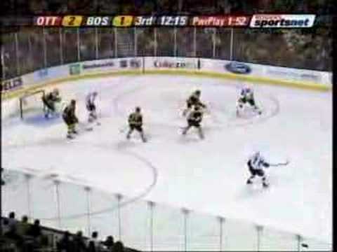 Spezza goal 2 vs Bruins - Dec 18