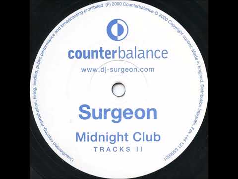 SURGEON💥Midnight Club Tracks II(Untiled B2) CounterBalance Records