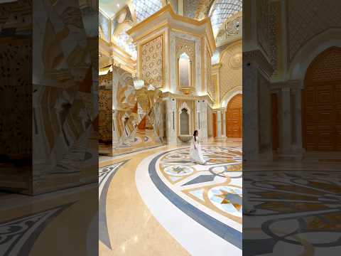 TOP 20 landmark in the WORLD!!📍The Presidential Palace #uae #abudhabi #qasralwatan