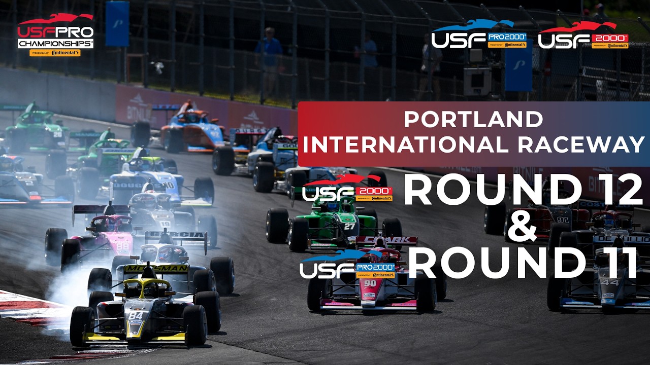 Back-to-Back Races In Portland! USF2000 Race 1 Followed By USF Pro 2000 Race 1