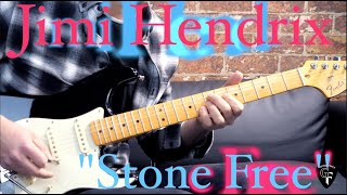 Jimi Hendrix - "Stone Free" (Part 1) - Rock Guitar Lesson (w/Tabs)