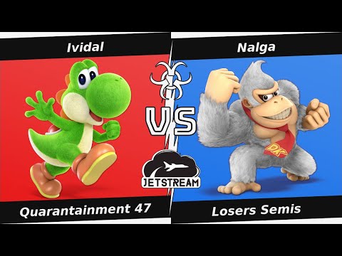 Quarantainment 47 Losers Semis - Ividal (Yoshi) Vs. Nalga (Donkey Kong) Smash Ultimate - SSBU
