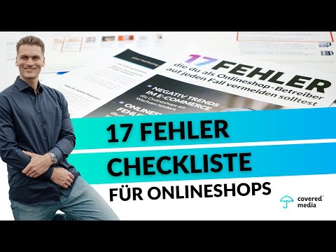 17 Fehler, die Onlineshop-Betreiber vermeiden sollten