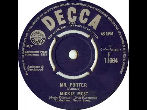 UK New Entry 1963 (150) Mickie Most - Mr. Porter