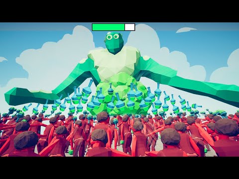 WHO CAN SURVIVE 50x POTION THROWER? - TABS Totally Accurate Battle Simulator