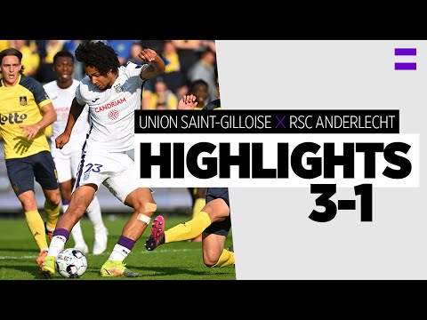 HIGHLIGHTS: Union Saint-Gilloise - RSC Anderlecht | 2021-2022 | Loss in the Duden park