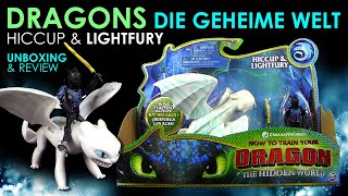 Dragons 3 - Hidden World - Hicks & Tagschatten / Hiccup & Lightfury mit Streifen - Unboxing & Review