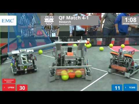 VEX Worlds 2016 - VEX U - Research - QF 4-1 (UPRM) 194 vs 112 (TCMG)