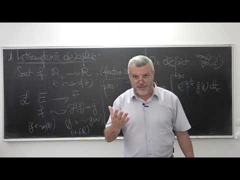 IDUP Cours 13 - La Transformée de Laplace et ses premières propriétés