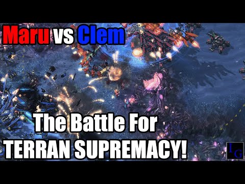 Maru (Terran) vs Clem (Terran) | SC2 Pro Match With Commentary Professional Starcraft 2 TvT Game