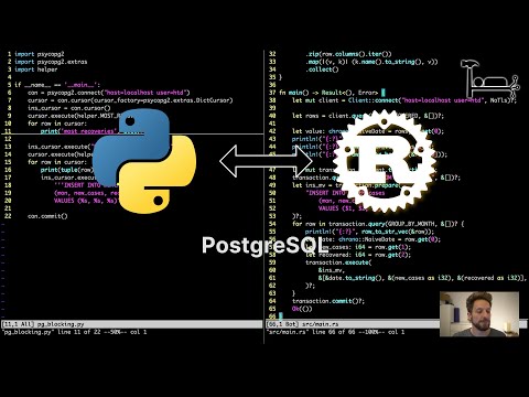 21 Postgresql From Python To Rust