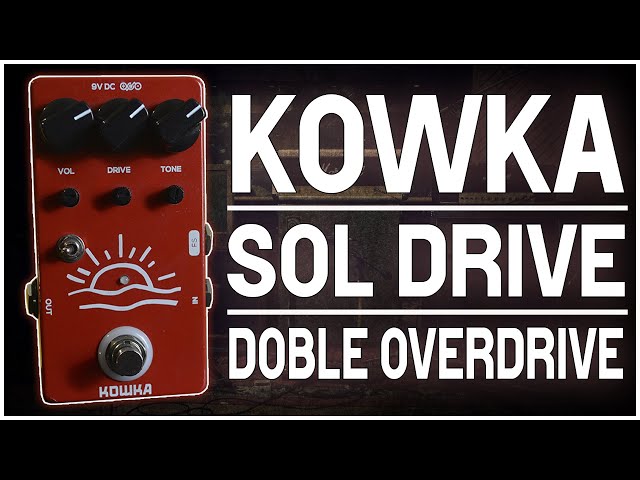 Vídeo relacionado con SONICAKE Pedal Overdrive Doble Canal Overdrive/Boost/Distortion 3 Modos Circuito Analógico Puro True Bypass 4 Potenciadores por Canal QDS-08