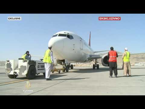 Ekskluzivni snimci: Prvi civilni let sa kabulskog aerodroma