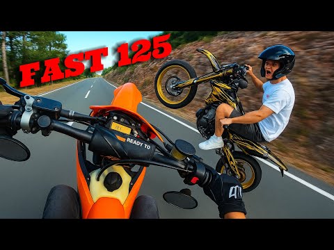 RAW KTM EXCF 450 CHASING EXC 125