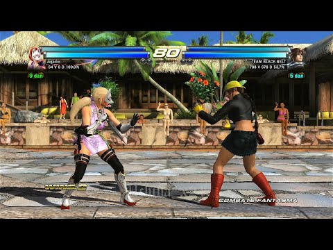 213_3 Kunimitsu y Yoshimitsu vs Michelle y Femg Ryona - Tekken Tag 2 ( Anakin-x24 ) PS3 OffLine v1