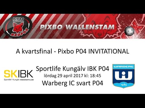 Pixbo P04 Invitational 2017 – Sportlife Kungälv IBK vs Warberg IC svart 170429 18:45