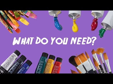 Essential Acrylic Painting Supplies! (Beginners)