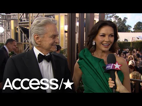 Catherine Zeta-Jones Reveals She Still Has The Card From The First Flowers Michael Douglas Sent Her!