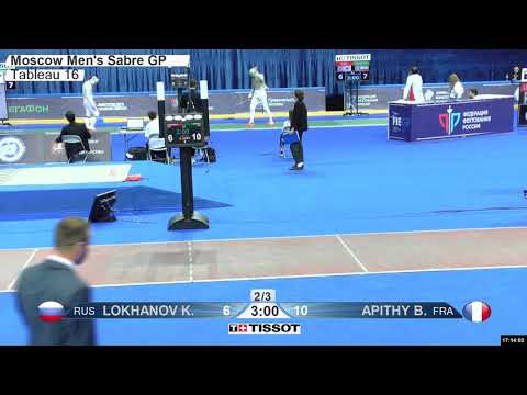 2019 162 T16 08 M S Individual Moscow RUS GP RED APITHY FRA vs LOKHANOV RUS