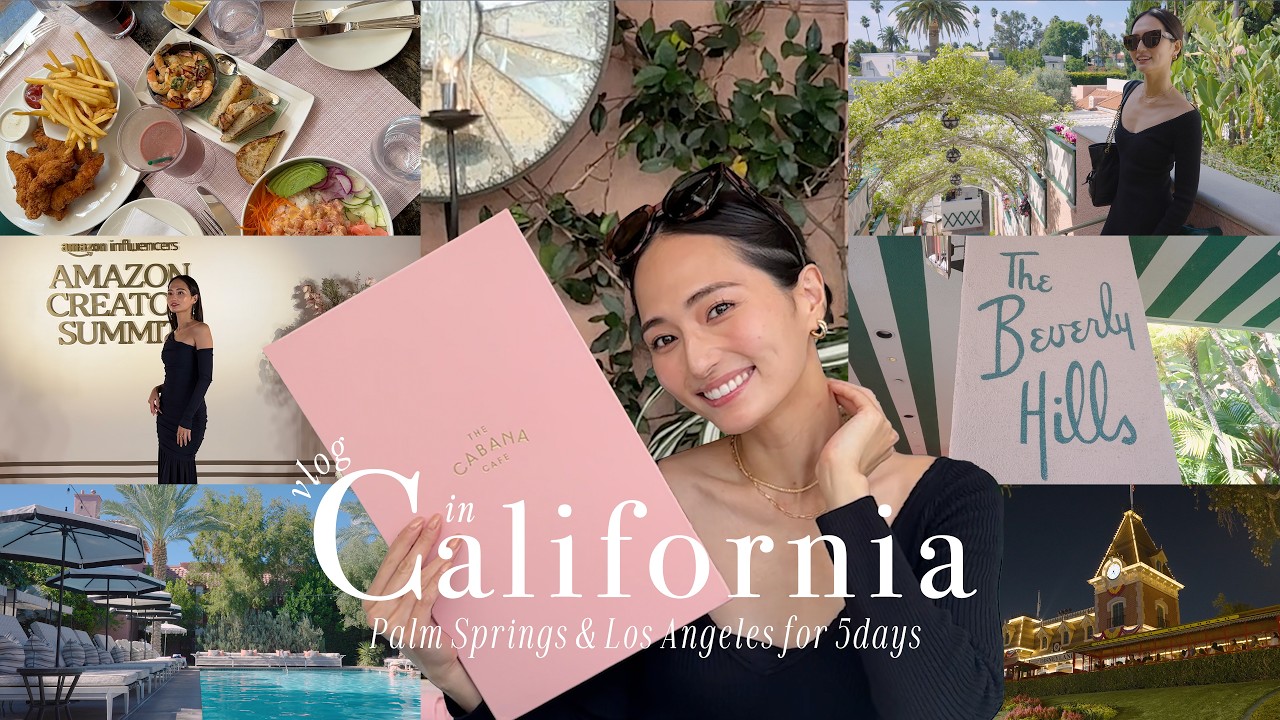 【VLOG】LAで過ごした5日間🇺🇸🍔【パーティー/グルメ/ファッション】