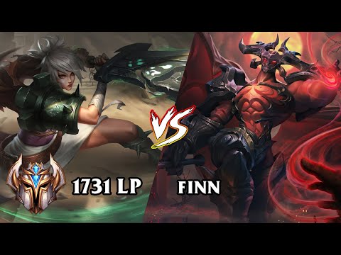 [EUW] RANK 1 EUW RIVEN MAIN ''BUILT'' vs CHALLENGER AATROX ''FINN'' - TopLane Kingdom