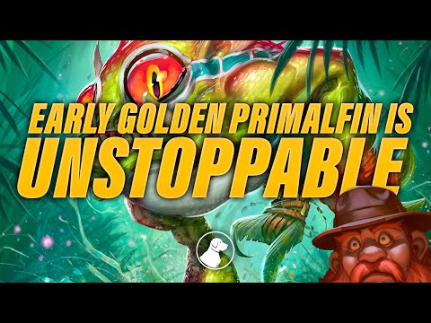 Early Golden Primalfin is Unstoppable in the Big Tournament | Dogdog Hearthstone Battlegrounds