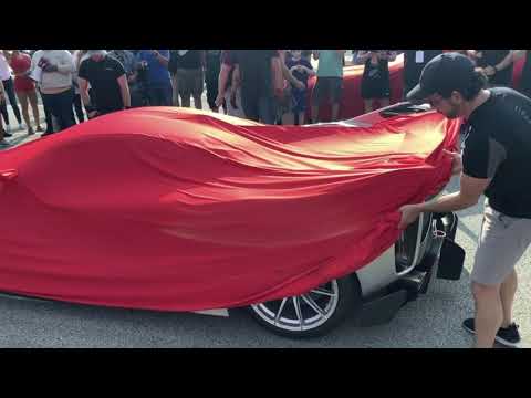 Ultra Rare LaFerrari FXX K Evo reveal at CfCharities Supercar Weekend