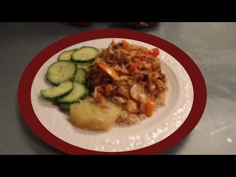 Corned beef cabbage & rice