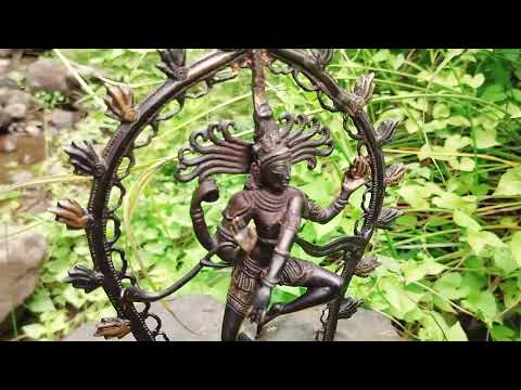 Lord Natraj Dancing Shiva Religious Antic Finish hindu God Sculpture video