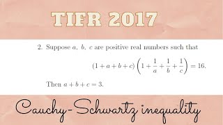 Learn to use Cauchy -Schwartz inequality through TIFR,CSIR-NET questions. Most important inequality