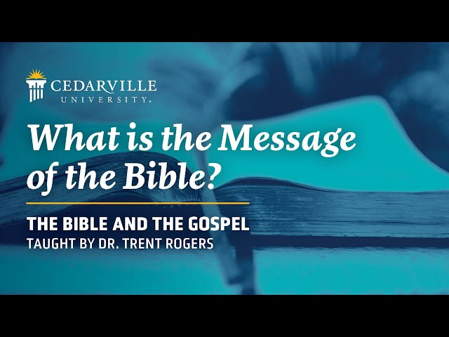Thumbnail for video titled: Bible and the Gospel | What is the Message of the Bible?