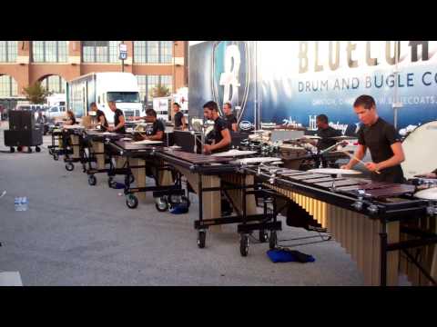 DCI 2012 Bluecoats Front Ensemble Semi Finals Lot Part 7