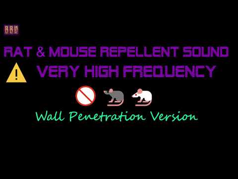 ⚠️(Wall Penetration Version) 🚫🐀🐁 Rat & Mouse Repellent Sound Very High Frequency (9 Hour)