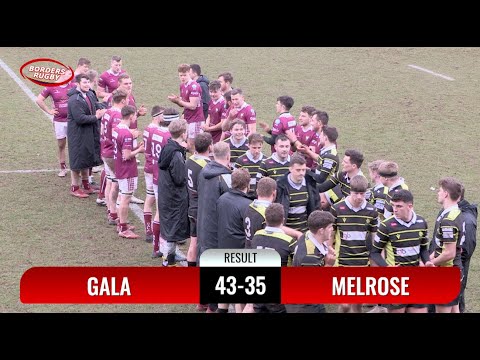 RUGBY REPORT - GALA v MELROSE - NATIONAL 1 - 11.3.23