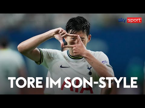 Mit Curve in den Winkel! 🤯 Die besten Tore im "Son-Style"