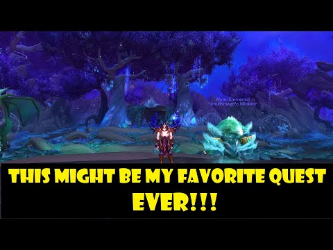 THIS MIGHT BE MY FAVORITE QUEST IN WOW! | World of Warcraft Shadowlands Night Fae Intro