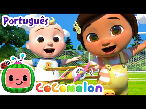 Capa de O Avião Vai Voar! | Cocomelon em Português | Músicas Infantis e Desenhos Animados para Crianças