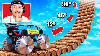 Welches AUTO schafft die 90° HOLZ RAMPE in GTA 5!