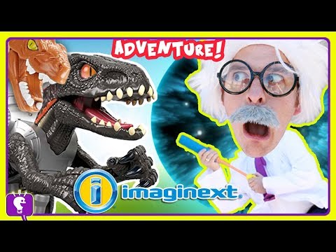 HobbyHarry Discovers Dino! 🦖 Jurassic World Adventure #2 Imaginext Toy Review HobbyKidsTV