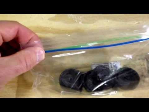 Pinewood Derby Wheel and Axle Graphite ZipLoc Bag Tip