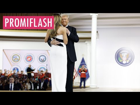 Melania und Donald Trump tanzen beim Amtseinführungsball