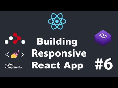 ⚛ #6 Build React Website | Style Footer Using  Styled Components | React Bootstrap