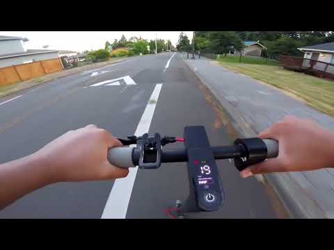 VOLPAM Electric Scooter, 350W/500W/800W/1000W/250W Powerful Motor & 19/22/ 9 MPH Top Speed, 16-28-10 Miles Long Range, Folding E Scooter Choice video review thumbnail