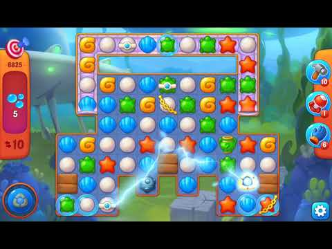Fishdom 2021 - Challenge Level 6825   #playrix #fishdom #gaming