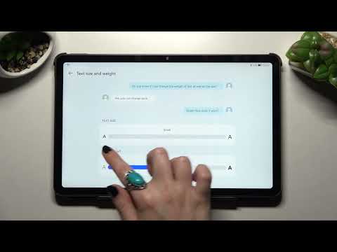 HUWAEI Matepad 10.4 2022 - How To Change Font Size
