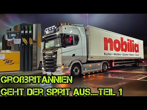 Der Möbelkutscher LKW Doku #Großbritannien geht der Sprit aus...Teil 1